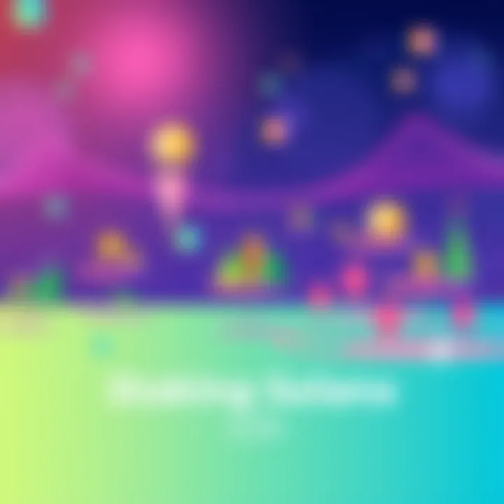 Illustration showing various platforms for staking Solana with symbols of growth and investment, highlighting competitive APYs.