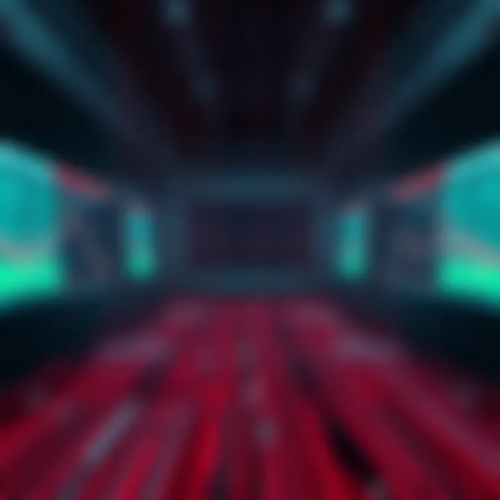 Unraveling Leadership Amid Stock Market Deception A thought-provoking illustration of stock charts with rug pull patterns