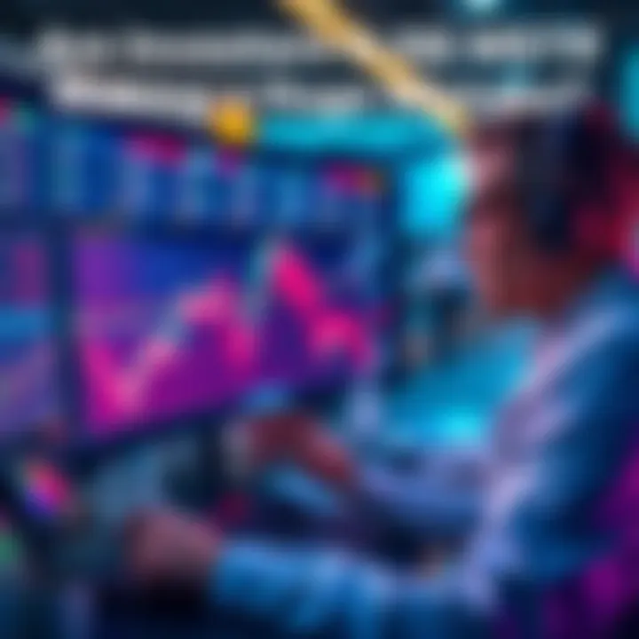 Stock market analysis for STRC and MSTR A financial analyst reviewing stock trends for STRC and MSTR investments
