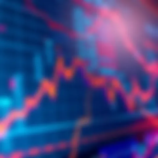 A graph showing market trends with a downward slope, hinting at recovery signs in the fourth quarter.