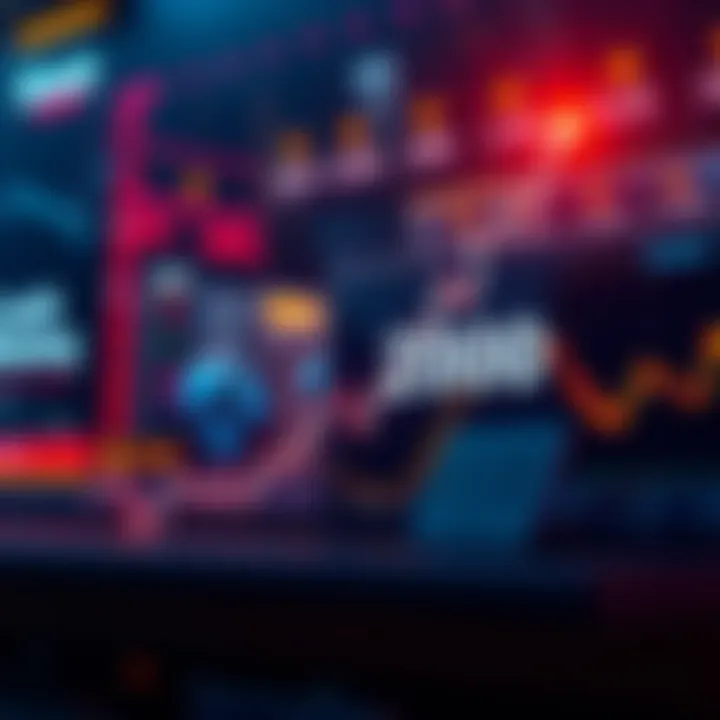 A graphic showing a rising stock market chart, representing the S&P 500 performance in 2020