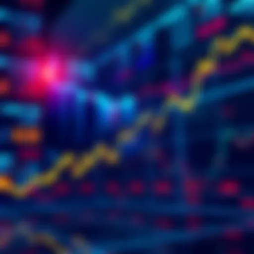 Stock market on the rise A stock market graph showing a recent upward trend despite pending uncertainty, reflecting traders' mixed emotions.