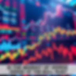 A graph showing an upward trend in the stock market with financial charts and rising stock prices.