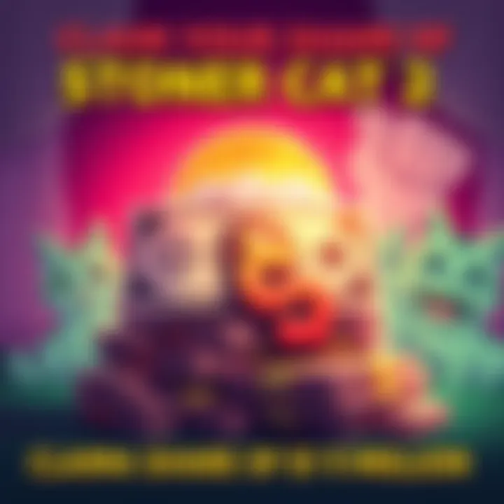 A graphic showing a stack of money with a dollar sign, representing the $1 million settlement for Stoner Cats 2. The background includes an outline of cartoon cat characters associated with the projec...