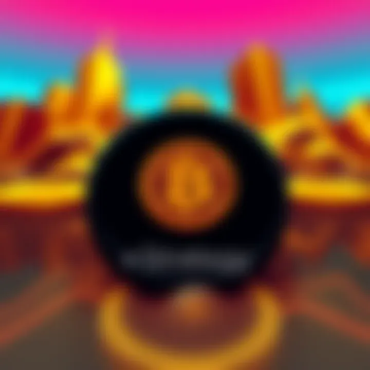 Illustration showing Strategy's logo with a Bitcoin symbol, representing its position as the largest Bitcoin holder, overtaking BlackRock.