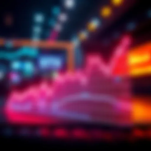 A line graph showing STX stock price rising amid market fluctuations.