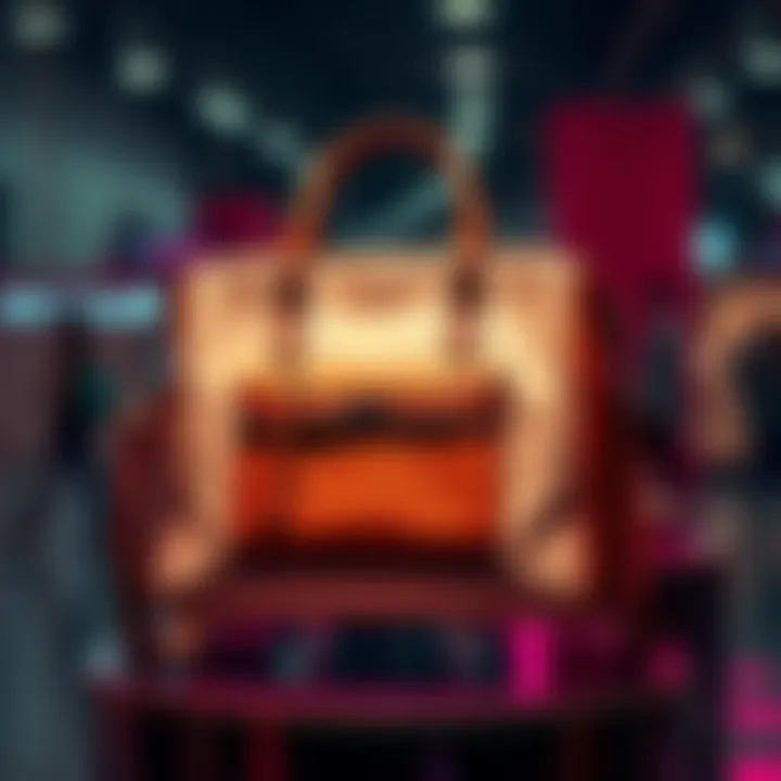 A fashionable bag showcasing its unique design and practical features, perfect for fashion lovers.