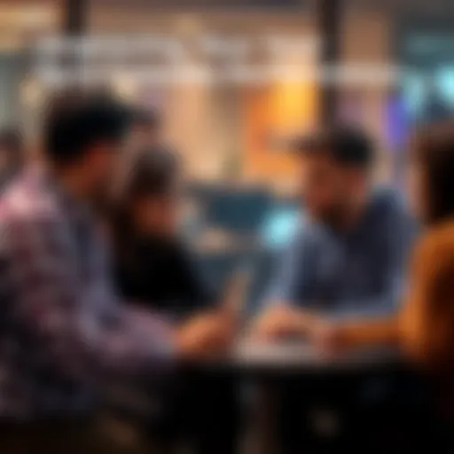 A group of validators collaborating to enhance sync committee performance, sharing insights and metrics.