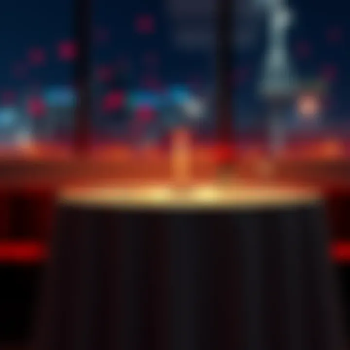 A single table set for one person with a candle and rose, representing solo dining on Valentine's Day