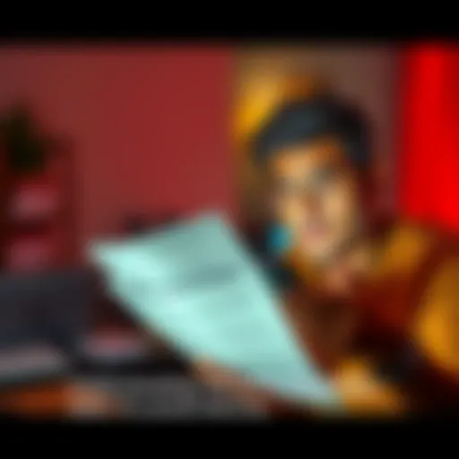 A person reviewing tax documents and a calculator, looking puzzled about tax form requirements and thresholds.