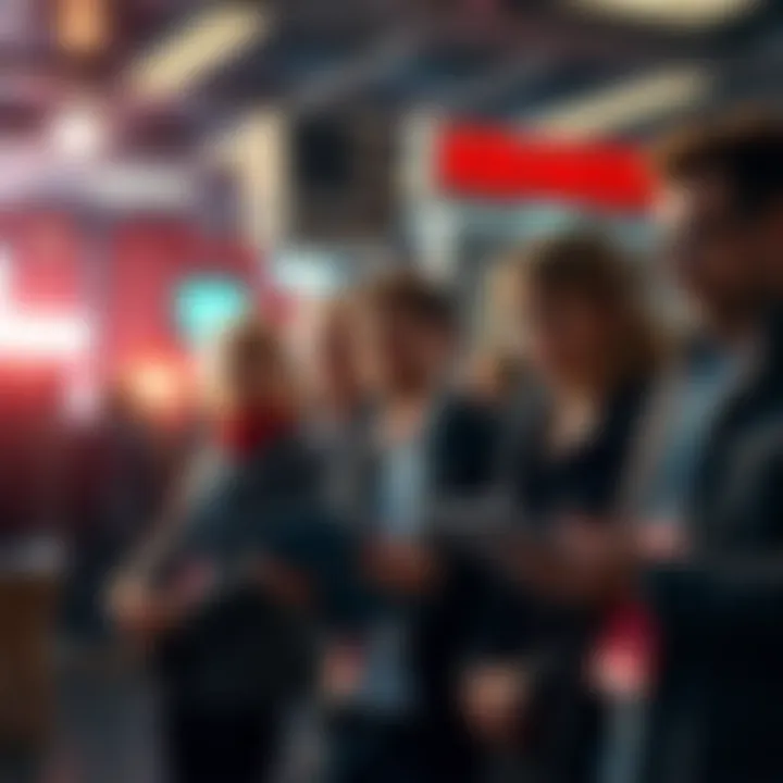 Frustrated taxpayers awaiting Kraken 1099 forms Group of taxpayers looking worried while checking emails for missing Kraken 1099 tax forms