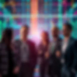 Representatives from EQTYLab, Nvidia, Intel, Accenture, and Dell collaborating to enhance AI security with Hedera.