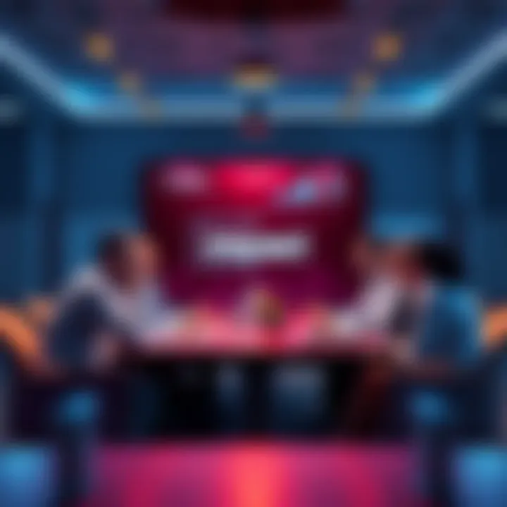 Group of professionals discussing strategies at a table during a committee meeting