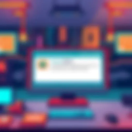 Illustration showing a computer screen displaying delayed block notifications in Teku and Besu, with technical elements indicating hardware updates
