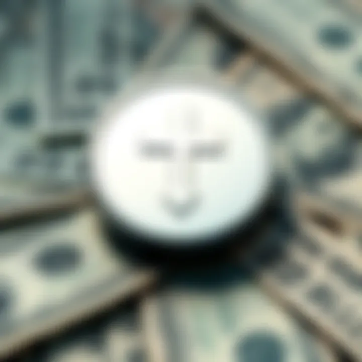 Tether logo with U.S. Treasury bills reflecting a financial milestone of $127 billion investment.