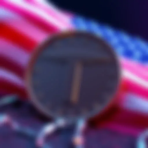 Tether's new 'Made in America' USAT stablecoin displayed with American flag elements