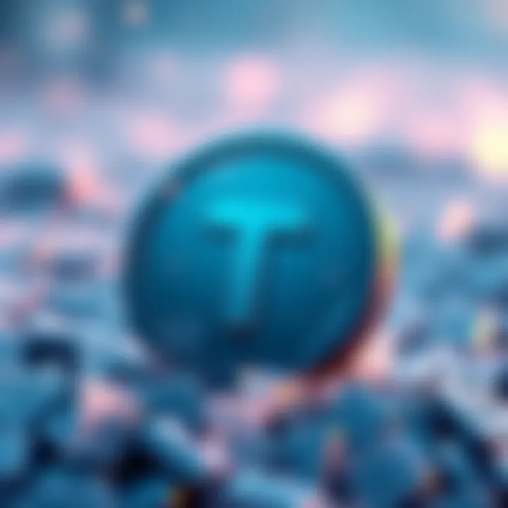 Tether logo with frozen USDT symbol Tether logo with a visual representation of USDT being frozen, symbolizing the $500 million freeze amid growing blacklisting concerns.
