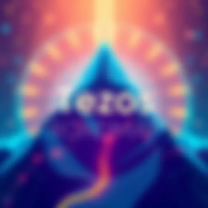 A visual representation of the Tezos roadmap showcasing key updates and future plans for the blockchain platform