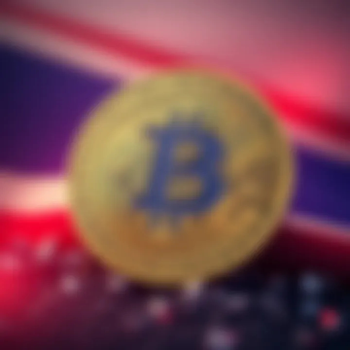 A graphic showing Bitcoin with a 0% tax symbol and Thailand's flag in the background