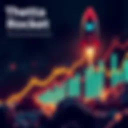 Chart showing upward trends for Theta cryptocurrency, indicating potential for growth and investment opportunities.