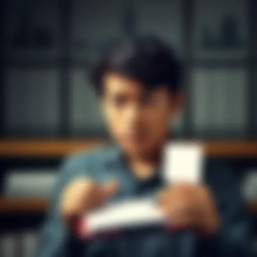 A person looks uncertain while weighing different options on a notepad, reflecting on a decision they need to make.