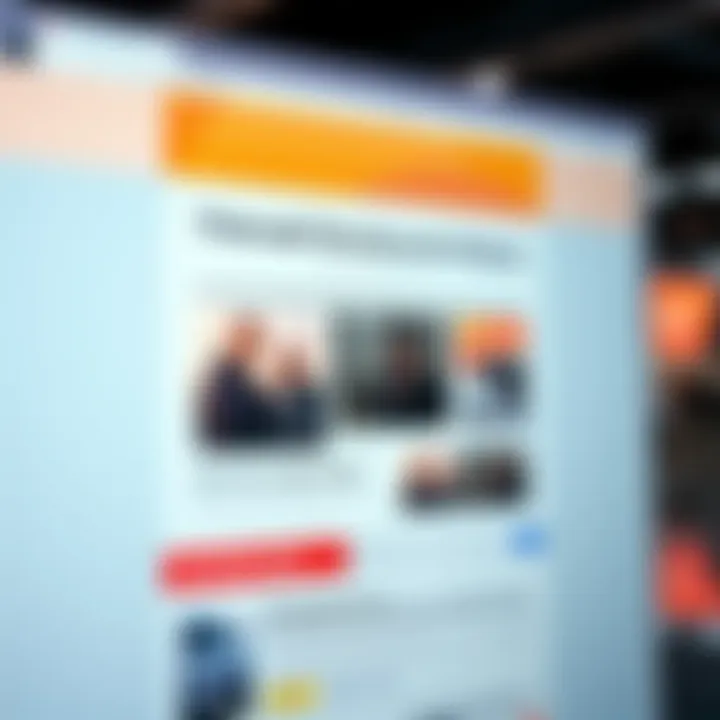 A web page showing three advertisements stacked in one ad space