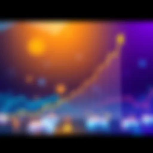 A chart showing the upward trend of a cryptocurrency token, indicating potential growth.