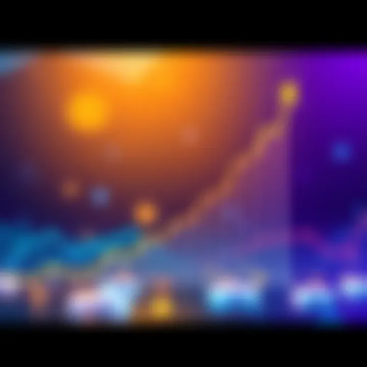 A chart showing the upward trend of a cryptocurrency token, indicating potential growth.