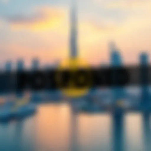 A digital graphic showing a postponed sign with a background of Dubai's skyline and a crypto symbol, illustrating the impact of the Iran conflict on the crypto event.