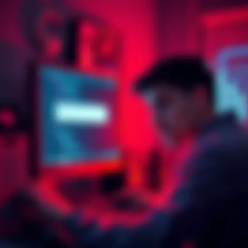 A person looking frustrated at a computer screen showing an error message while attempting to swap tokens in a digital wallet