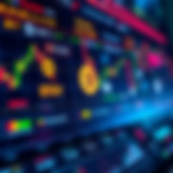 Tokenized Stocks on Trading Platform A digital representation of tokenized stocks showing various company logos on a trading platform interface