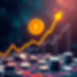 A graph showing tokens rising with a boost icon, symbolizing positive market trends in 2026