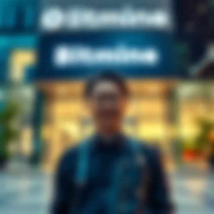 Tom Lee stands confidently in front of Bitmine's offices, showing determination amidst market challenges.