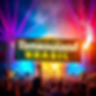 A colorful banner announcing the Tomorrowland Brasil 2027 pre-sale with ticket discount details for Bybit Card holders.