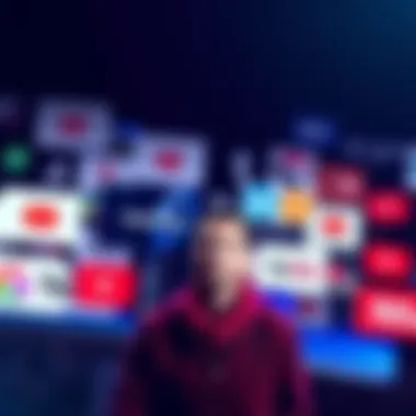 A collage of popular crypto news platforms and figures like Eleanor Terrott, featuring logos and screenshots of YouTube channels.