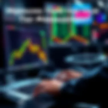 A person organizing trade records on a computer to manage taxes effectively.