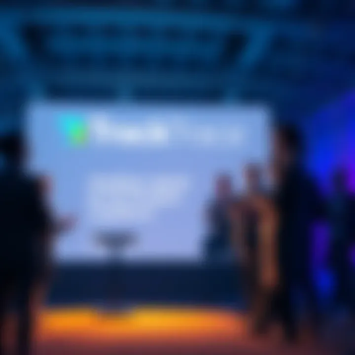 Launch event for TrackTrace, showcasing compliance technology for EU Digital Product Passport with officials and technology experts