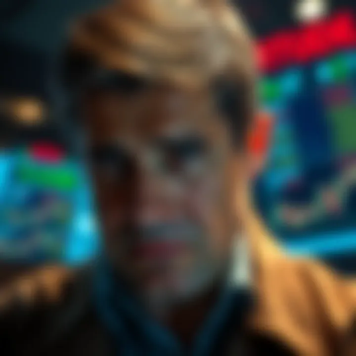 Trader Suffering Loss A trader looking distressed after a failed AAVE swap that resulted in a huge financial loss