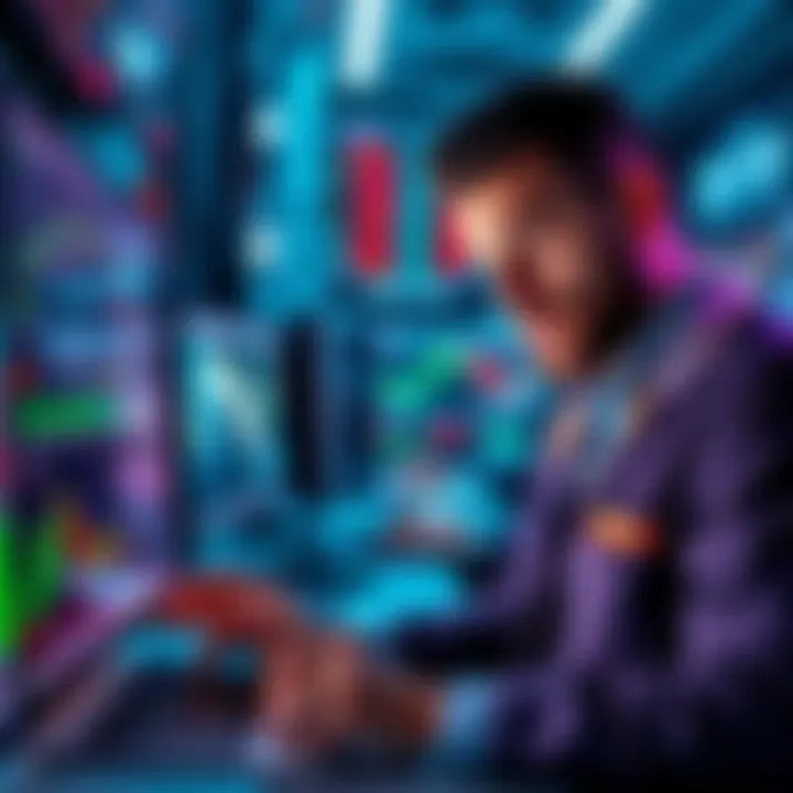 Traders analyze data on screens with supported trading software to improve efficiency and decision-making