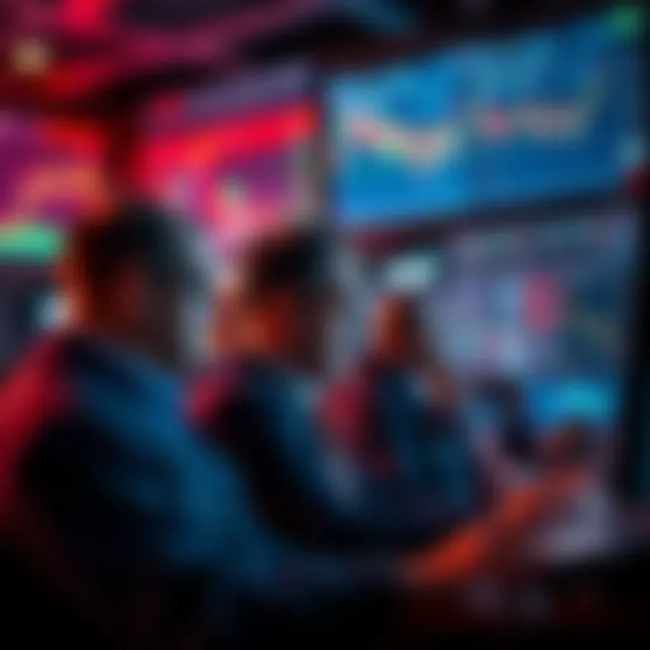 A group of traders focused on computer screens displaying market data and graphs, illustrating changing market conditions.