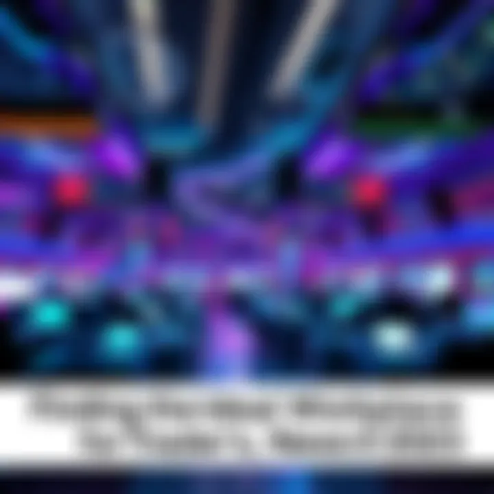 A vibrant trading environment showcasing advanced technology and collaboration among traders