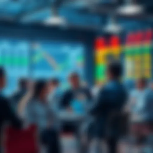 Traders sharing strategies and analyses in a lively forum setting