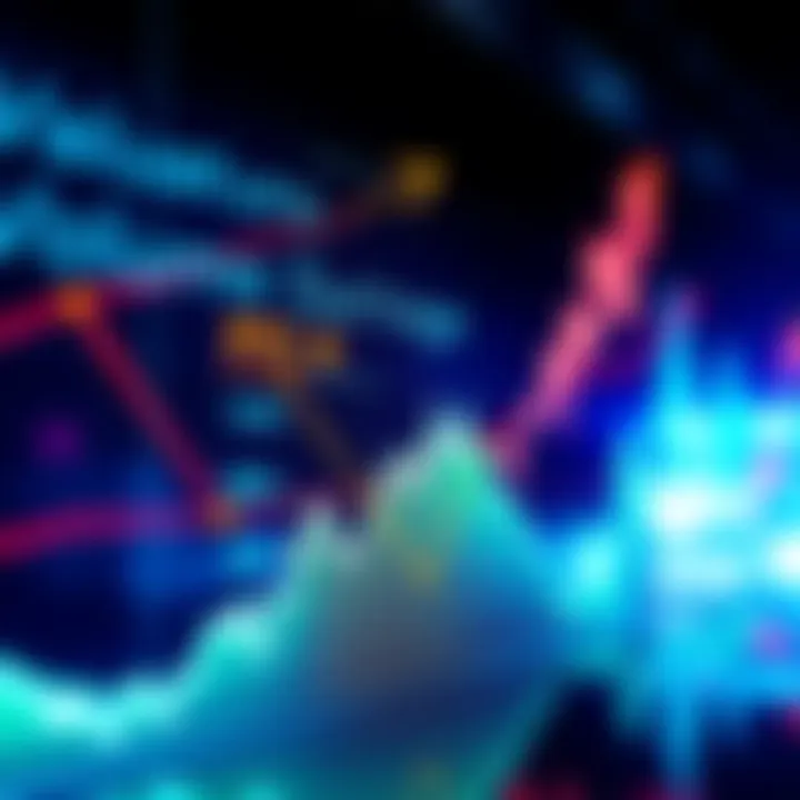 A graph showing a sharp increase in trading volumes over time, indicating a potential price rise.