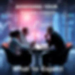 People discussing trading strategies and potential success at a table