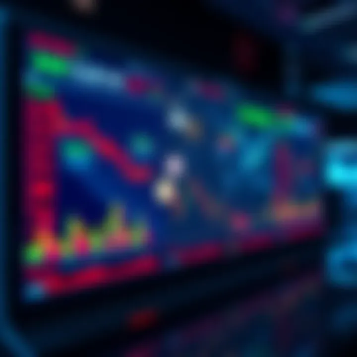 A digital screen displaying various tokenized US stocks available for trading, highlighting the shift to crypto finance.