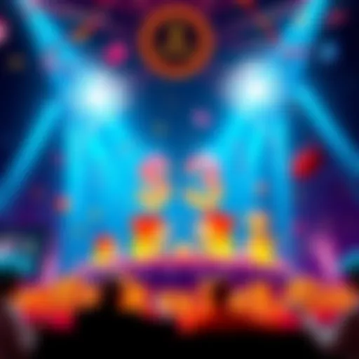 A celebration of $3 million trading volume milestone with a graphic showing prizes and leaderboard competition