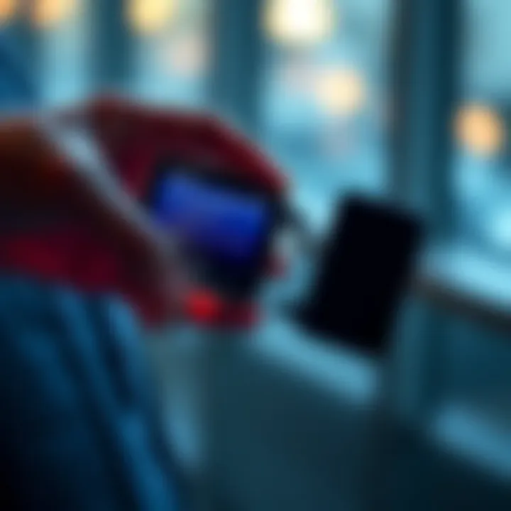 A person transferring their seed phrase from a Ledger Nano S to a new Ledger device, with both devices displayed prominently.