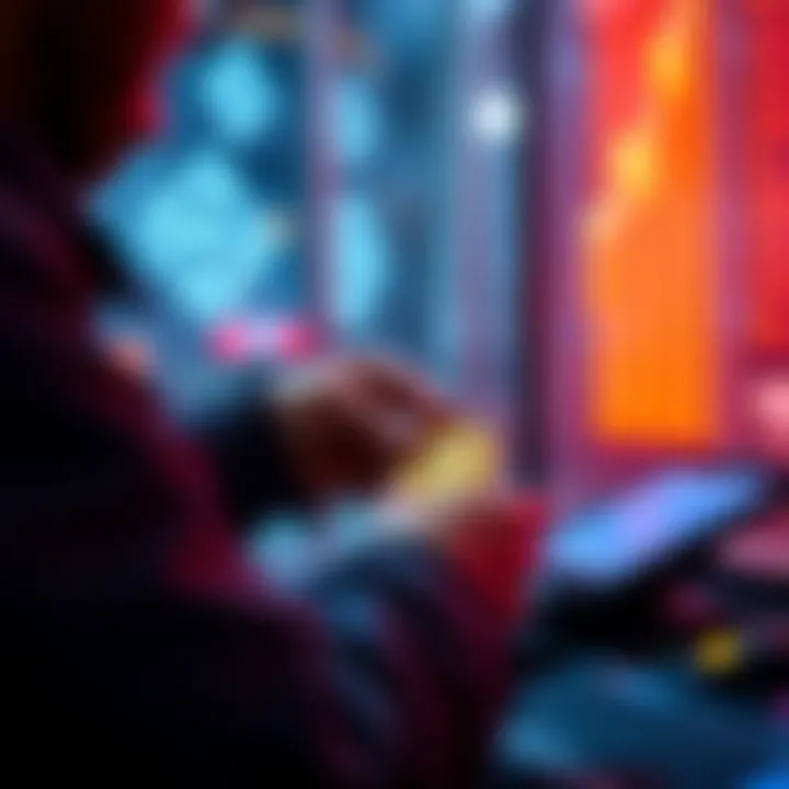 A user transferring USDCx stablecoin to Cardano, with digital graphics showing Cardano and USDC logos