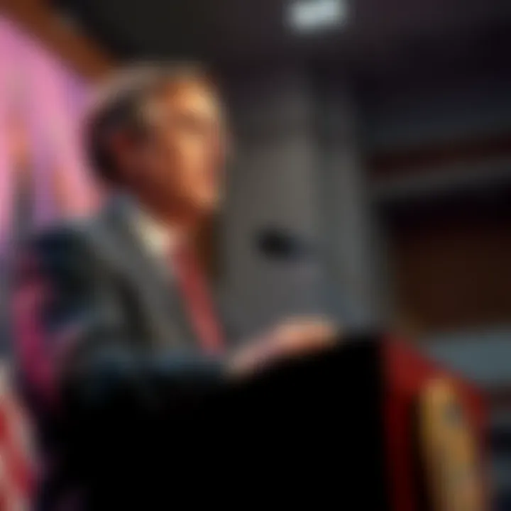 Treasury Secretary Bessent addresses the audience about urgent crypto legislation