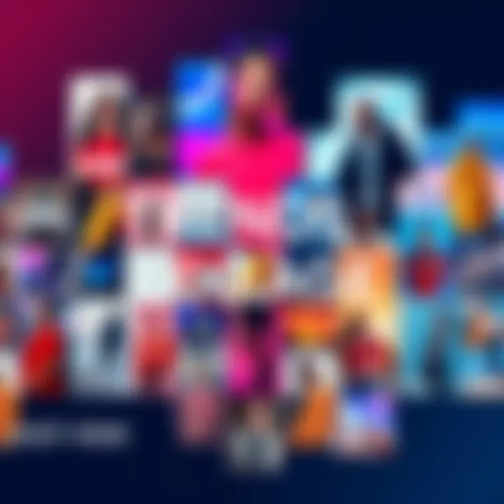 A vibrant collage showcasing the latest fashion, technology, and lifestyle trends, symbolizing modern culture.